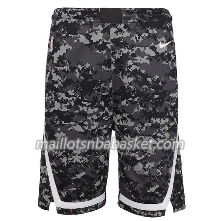 San Antonio Spurs Homme Shorts Noir 2 2018-19 Nike Swingman